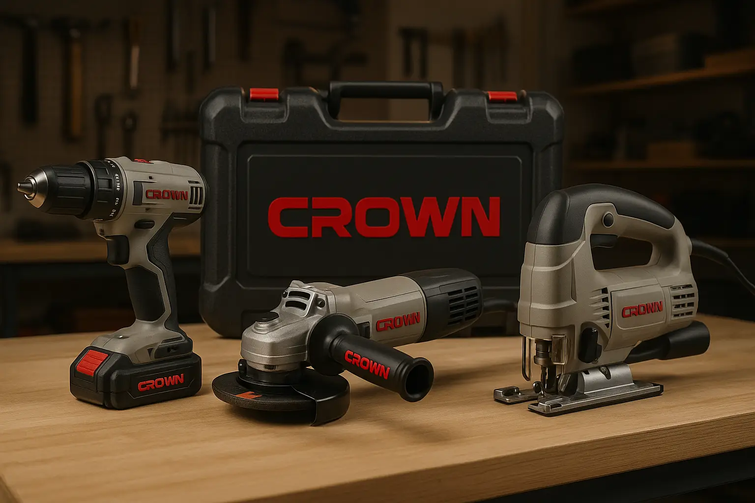 ابزار برقی کرون CROWN – تصویر نمای محصولات برای دانلود کاتالوگ