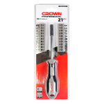ست 21 سری پیچ‌گوشتی کرون مدل CPHBH-AXA21